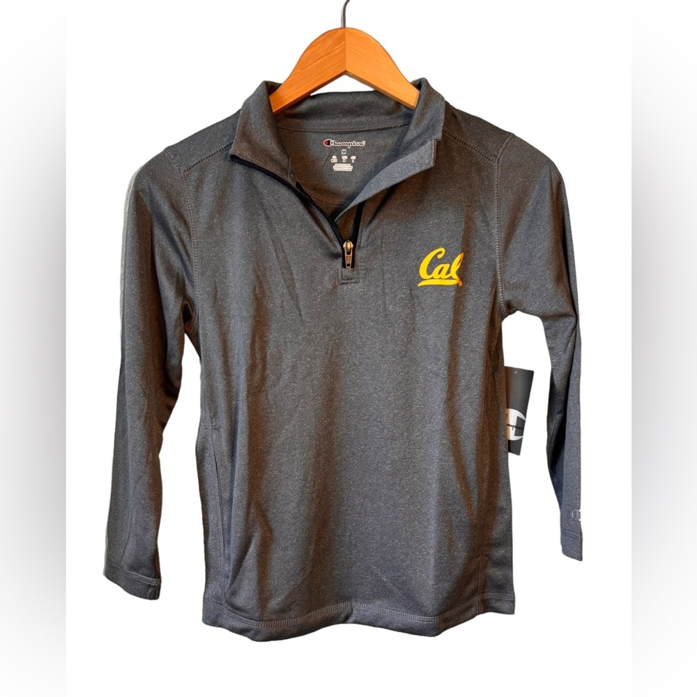 NWT NCAA Womens 1/4 Zip Pullover Champion Top California Golden Bears Size M